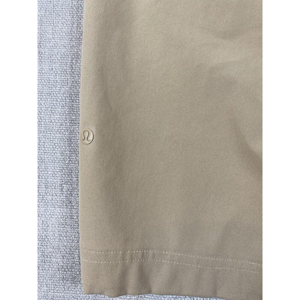 Lululemon Shorts Mens 35 Beige Stretch Tech Chino 10" Inseam Golf Gym Casual - Picture 9 of 10